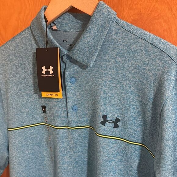 Under Armour Polo Shirt Mens Medium Wicking - Picture 2 of 2